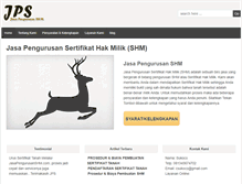 Tablet Screenshot of jasapengurusanshm.com